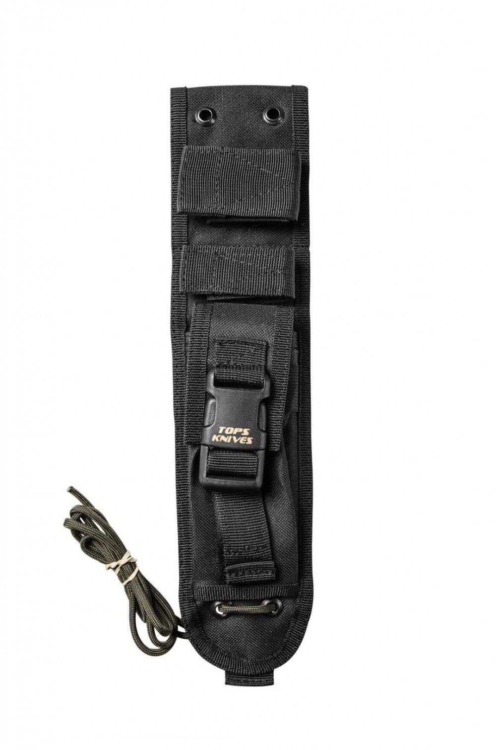 5" Black Ballistic Nylon Sheath TOPS Knives Tactical OPS USA