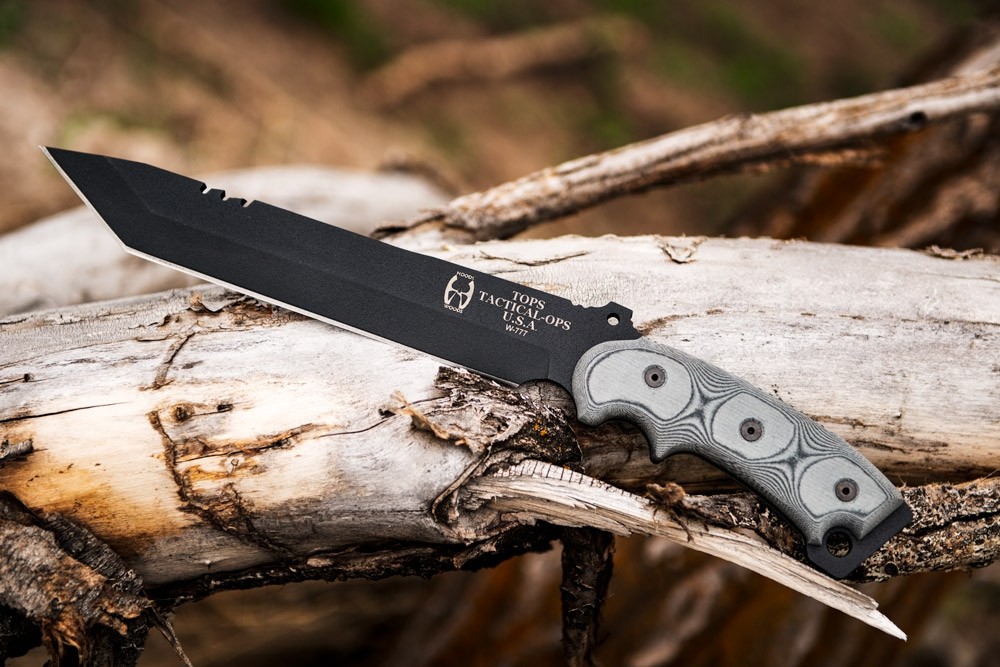 Anaconda Tanto Point Knife TOPS Knives Tactical OPS USA