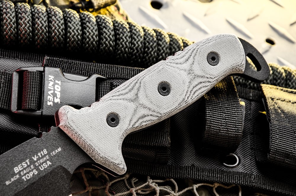 B.E.S.T. Black Eagle Strike Team Hunters Point - TOPS Knives