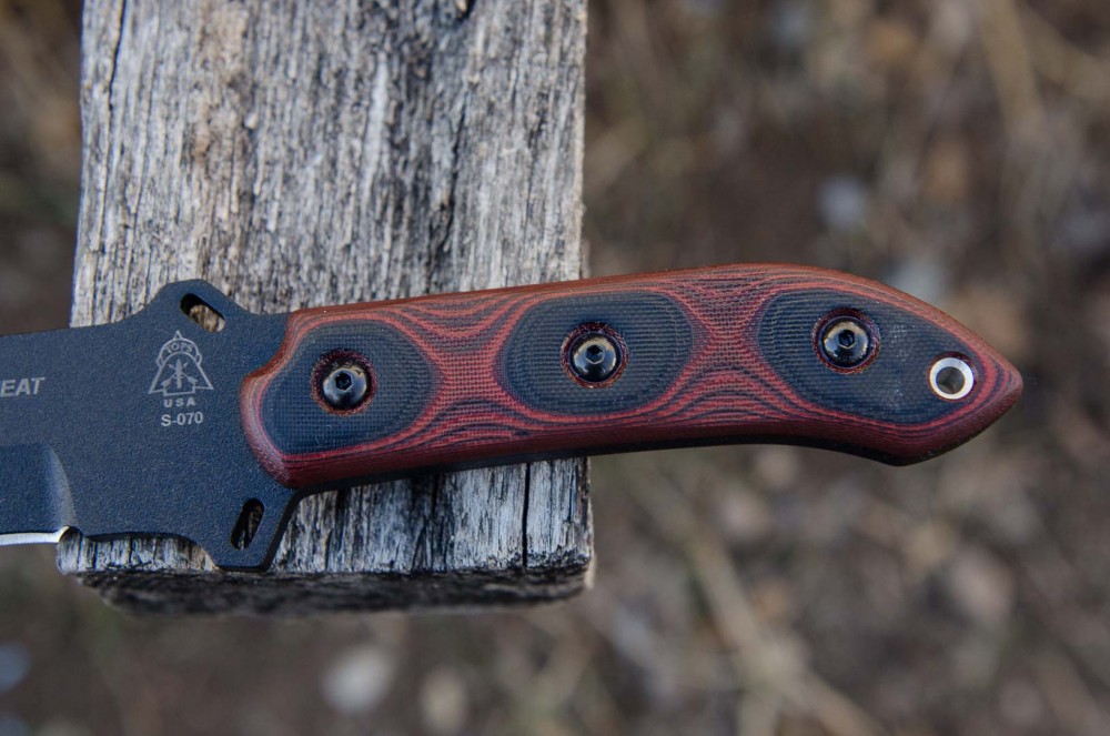 Black Heat Knife TOPS Knives Tactical OPS USA