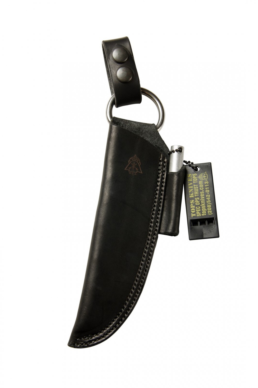 Small Leather Sheath Sheath - TOPS Knives Tactical OPS USA
