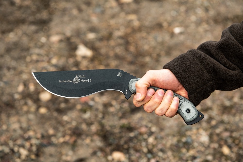 Bushcrafter Kukuri 7.0 Knife - TOPS Knives Tactical OPS USA