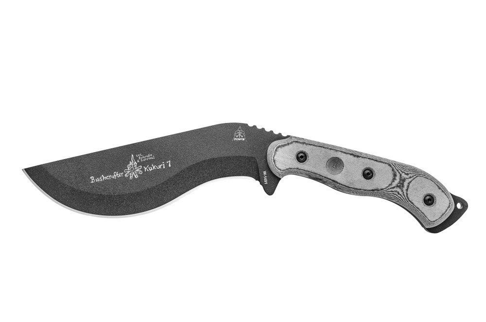 Bushcrafter Kukuri 7.0 Knife - TOPS Knives Tactical OPS USA