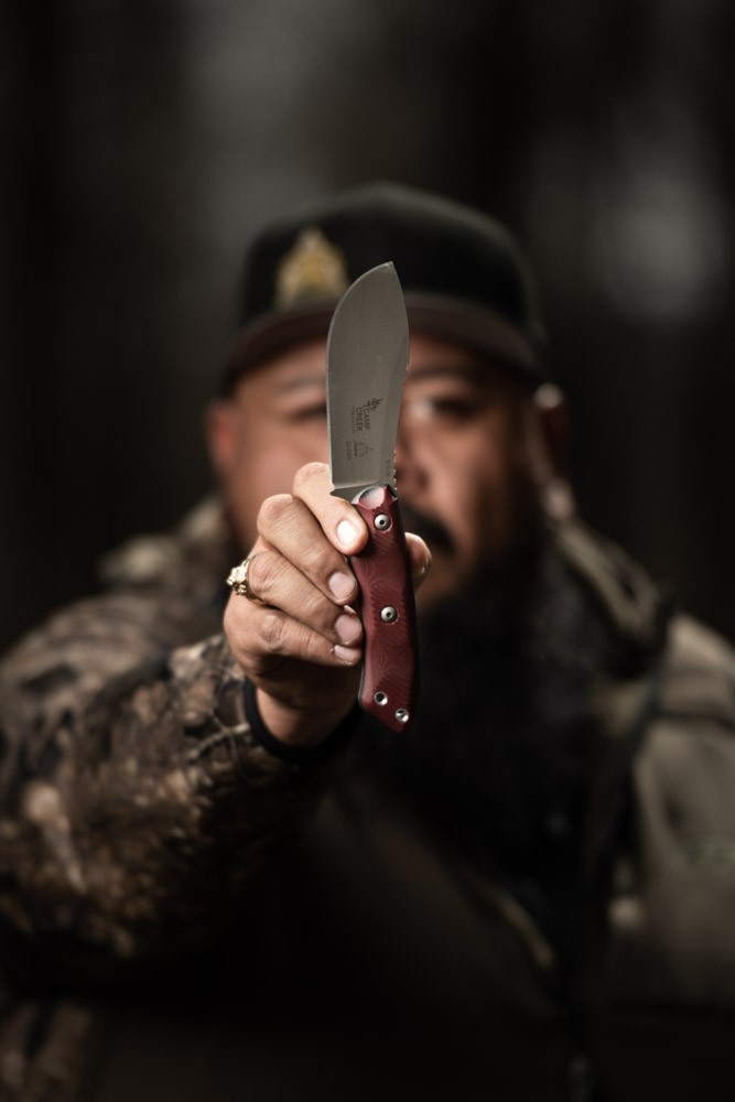 Camp Creek Fire Edition Knife TOPS Knives Tactical OPS USA