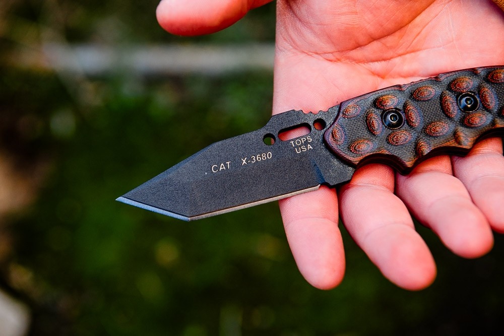 C.A.T. 203 Rocky Mountain Bull's-eye Scales Knife - TOPS