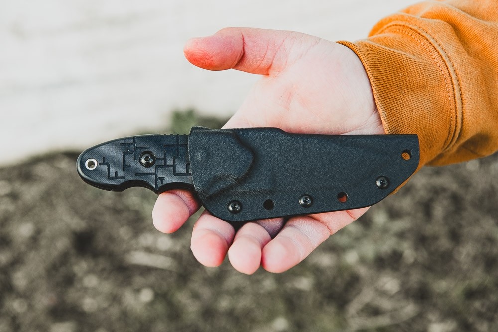 C.A.T. 200 Cryptic Cyber Scales Knife - TOPS Knives Tactical