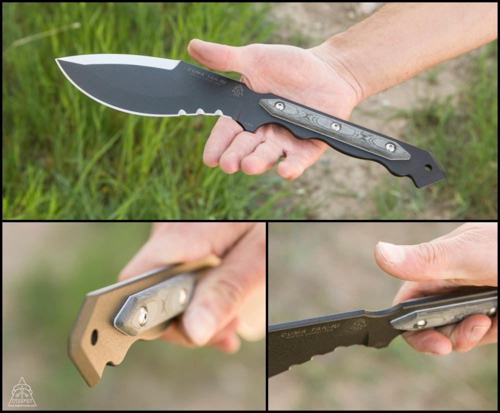 お歳暮 人気 オシャレ Tak-Ri Cuma Knife USA OPS Tactical Knives TOPS - その他