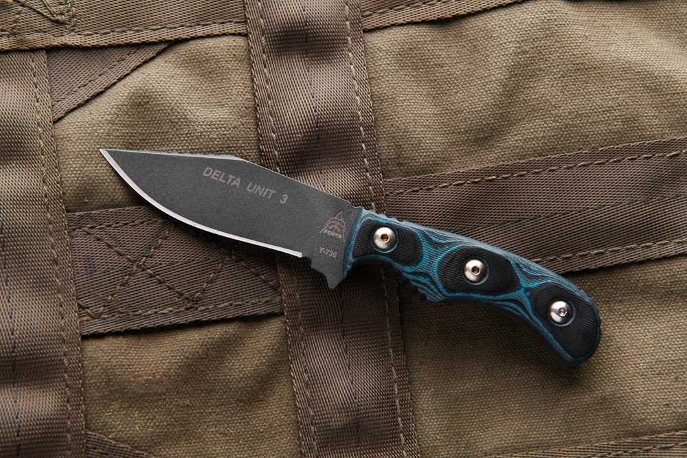 TOPS KNIVES タクティカルナイフ Delta Unit 3 Knife - TOPS Knives Tactical OPS USA