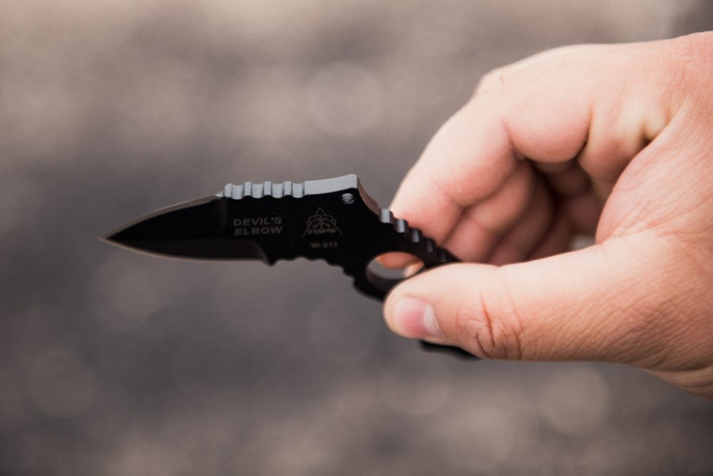 Devil's Elbow Knife TOPS Knives Tactical OPS USA