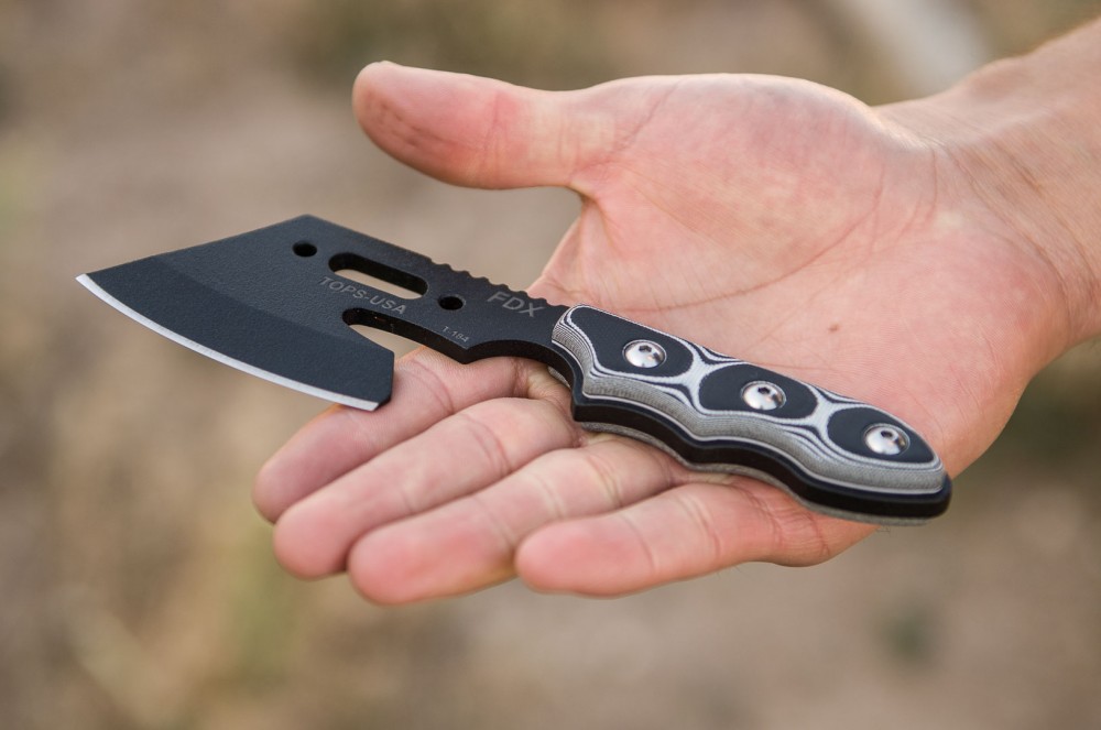 FDX Mini Axe G10 TOPS Knives Tactical OPS USA