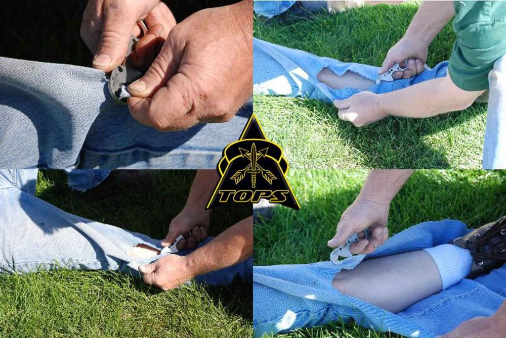FDX Cord and Line Cutter Knife - TOPS Knives Tactical OPS USA