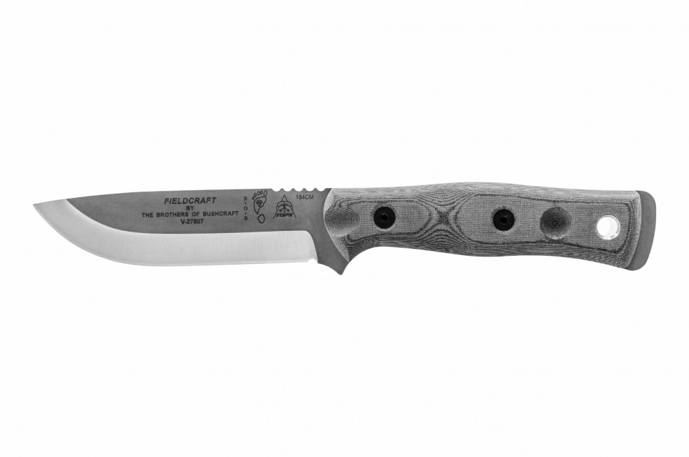 Fieldcraft 154cm Stainless Knife TOPS Knives Tactical OPS USA