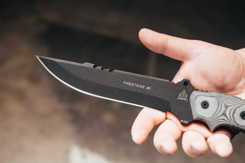 Firestrike 45 Knife TOPS Knives Tactical OPS USA