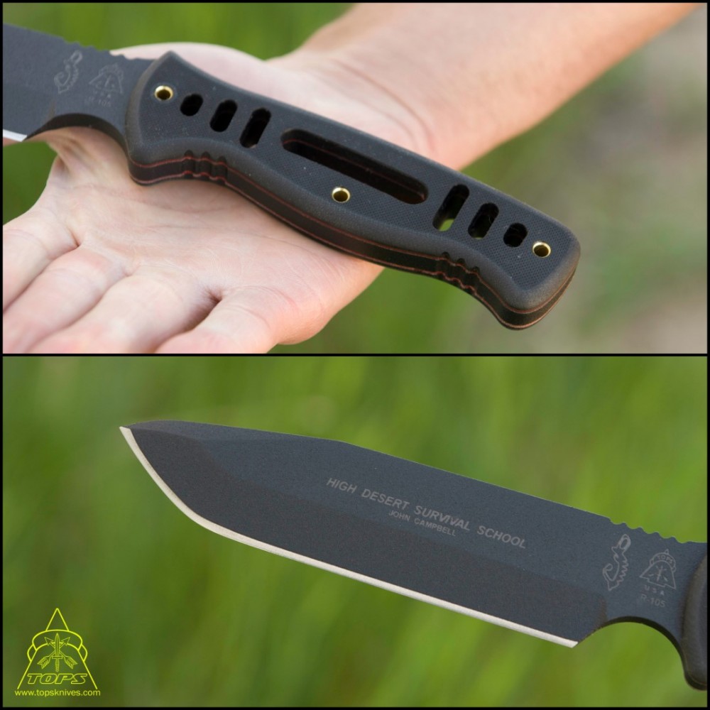 High Desert Survival Knife Knife TOPS Knives Tactical OPS USA