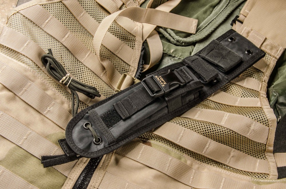 6" Black Ballistic Nylon Sheath TOPS Knives Tactical OPS USA