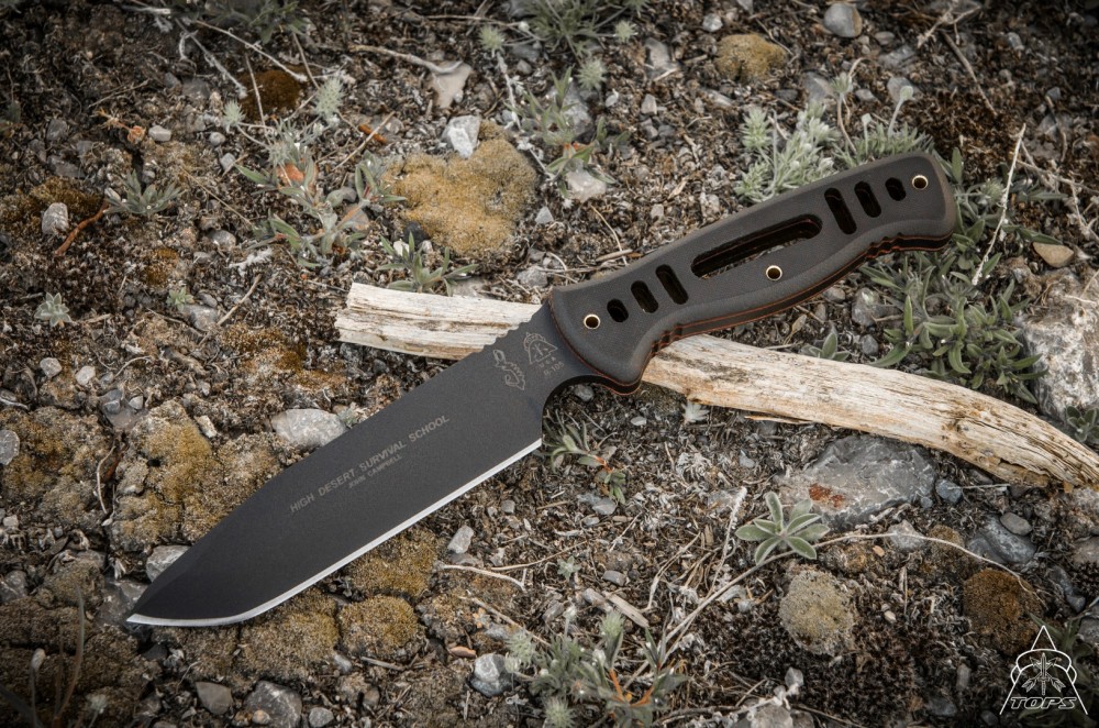 High Desert Survival Knife Knife TOPS Knives Tactical OPS USA