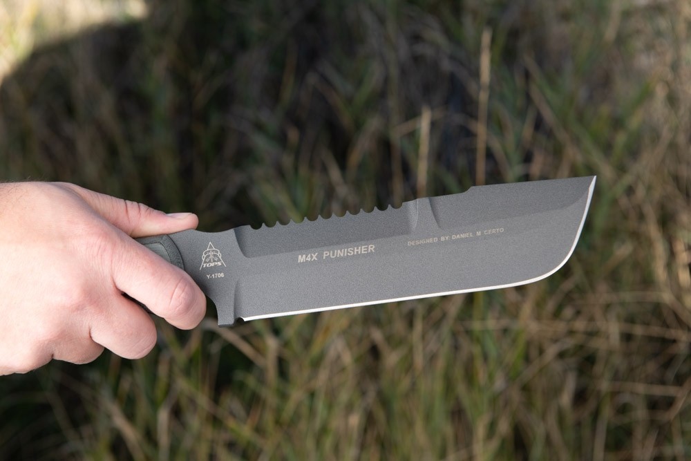 M4X Punisher Knife - TOPS Knives Tactical OPS USA