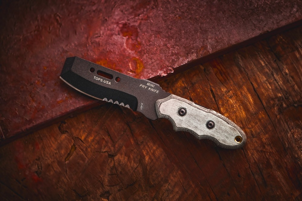 Mini Pry Knife - TOPS Knives Tactical OPS USA