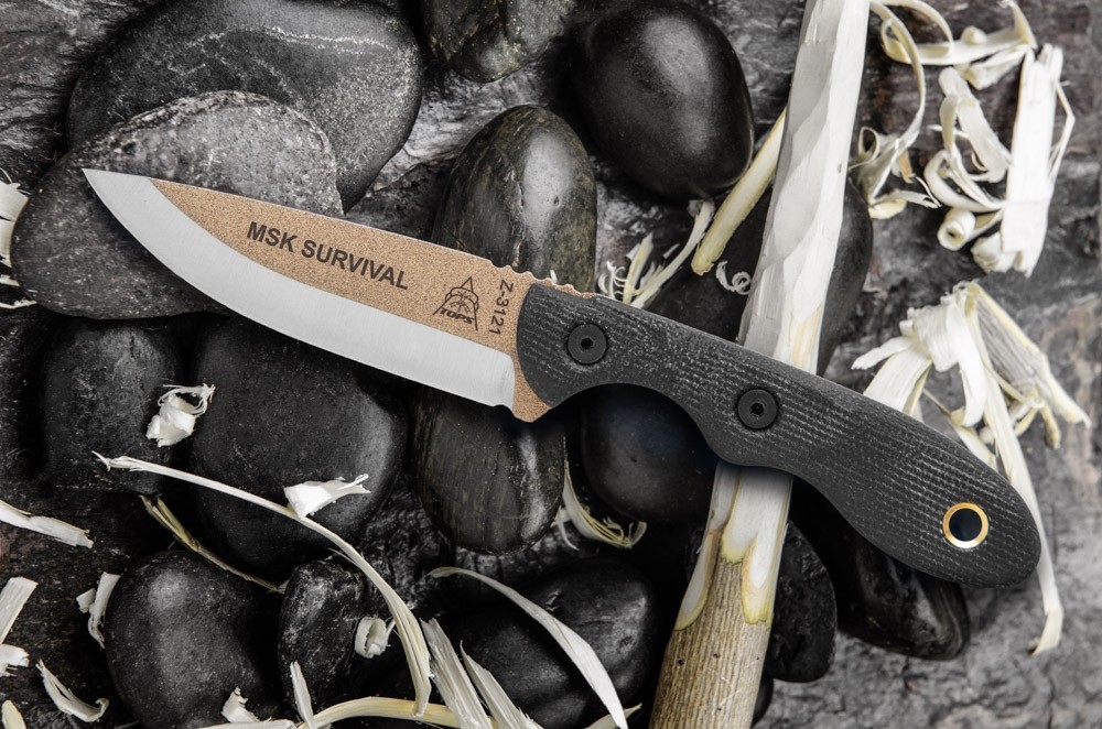 Mini Scandi Survival Knife - TOPS Knives Tactical OPS USA