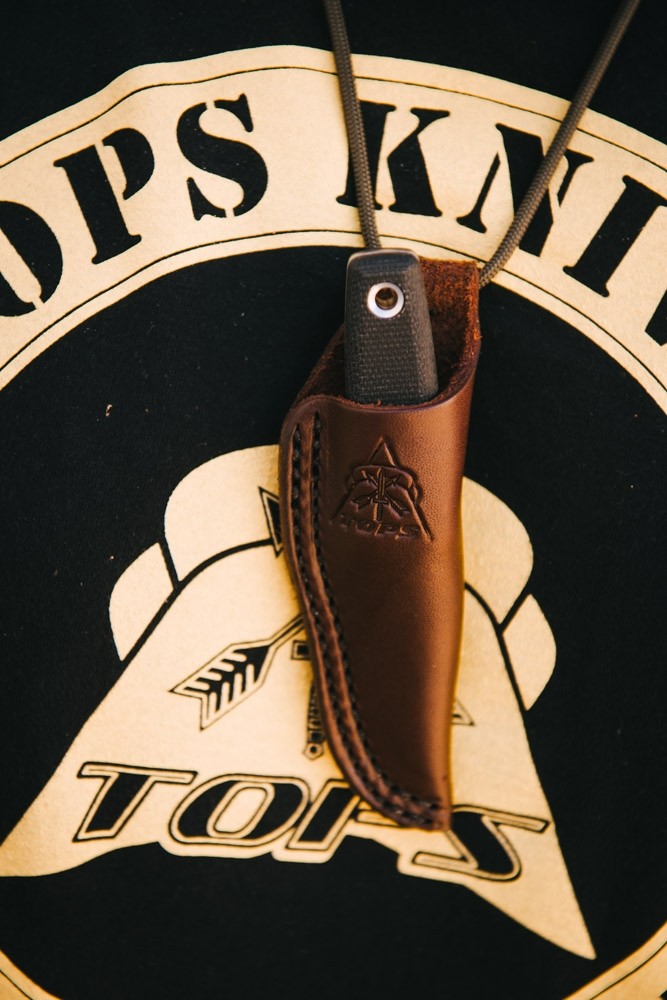 Mini Tanimboca Puukko Knife TOPS Knives Tactical OPS USA