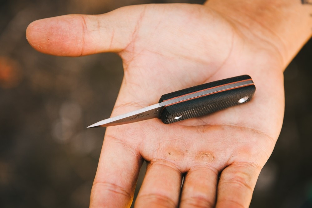Mini Tanimboca Puukko Knife - TOPS Knives Tactical OPS USA