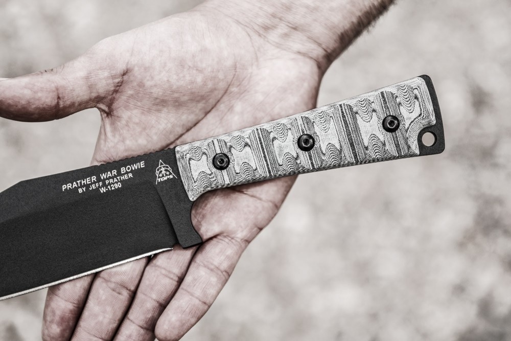 Prather War Bowie Knife TOPS Knives Tactical OPS USA