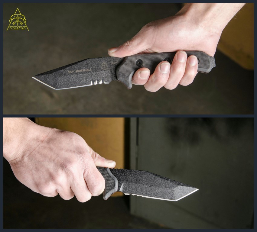 Sky Marhall Tanto Point Knife - TOPS Knives Tactical OPS USA