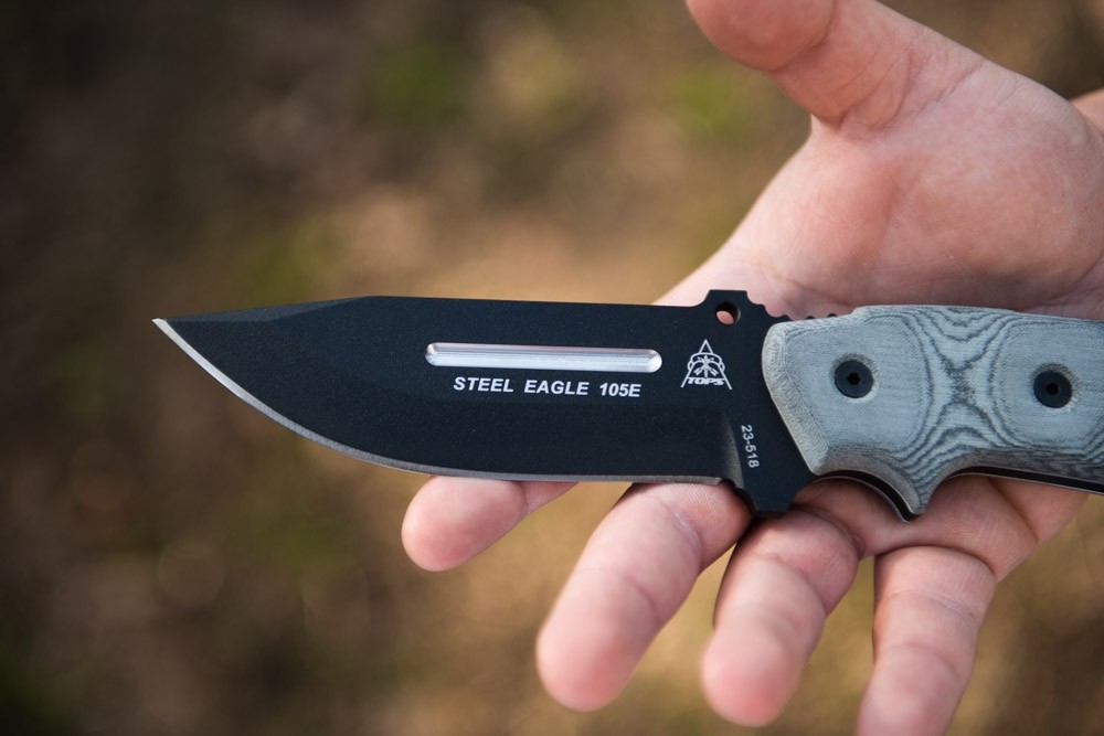 Steel Eagle 105C Knife - TOPS Knives - High-Quality, Durable, American-Made  - TOPS Knives Tactical OPS USA