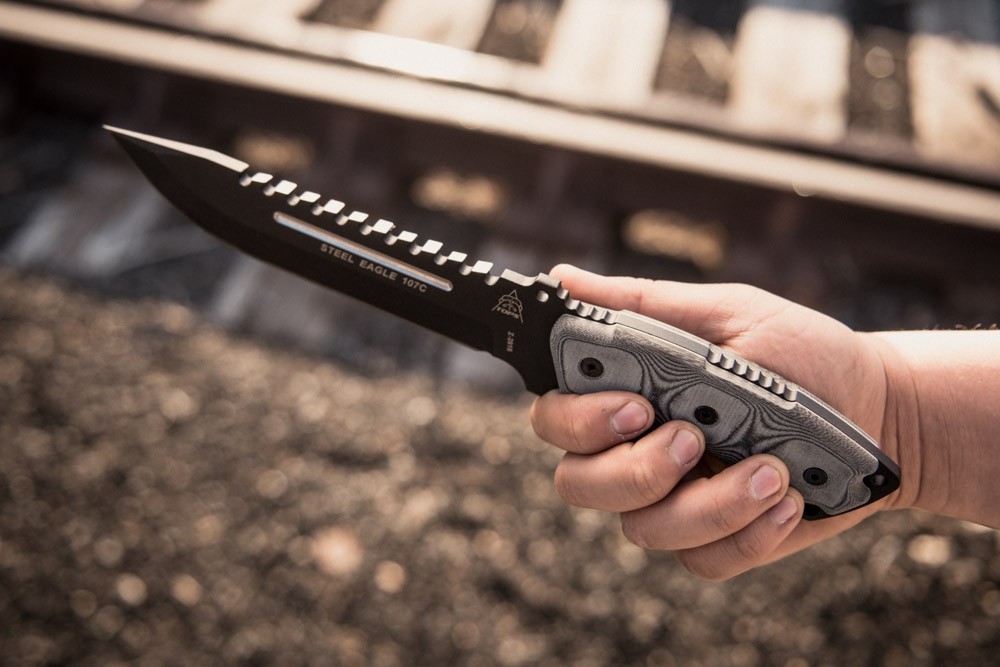 Hyret lærling forslag Steel Eagle 107C Knife - TOPS Knives Tactical OPS USA