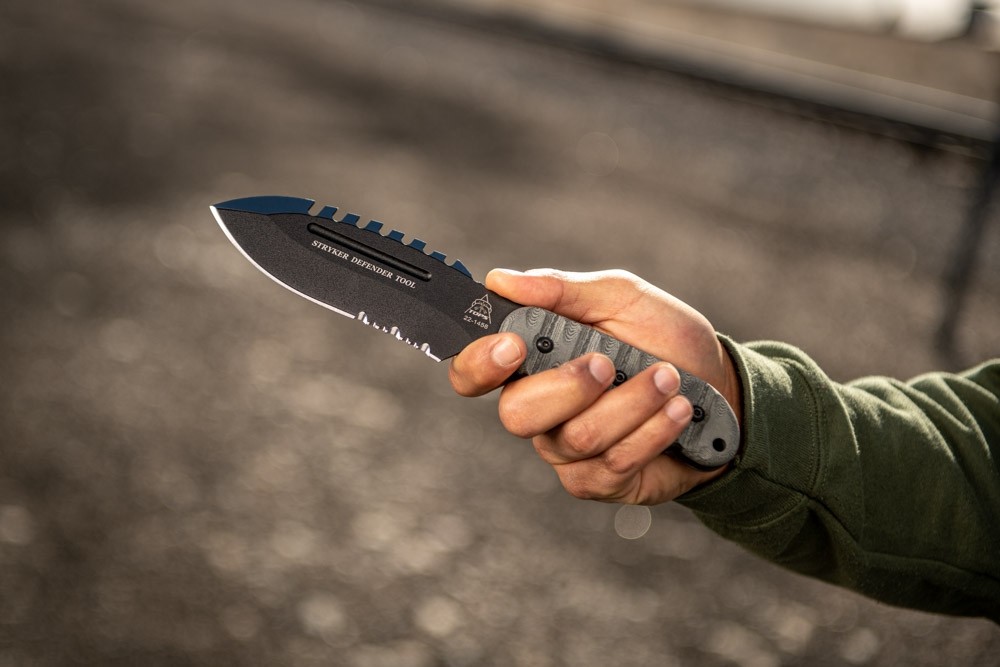 Stryker Defender Tool Knife TOPS Knives Tactical OPS USA