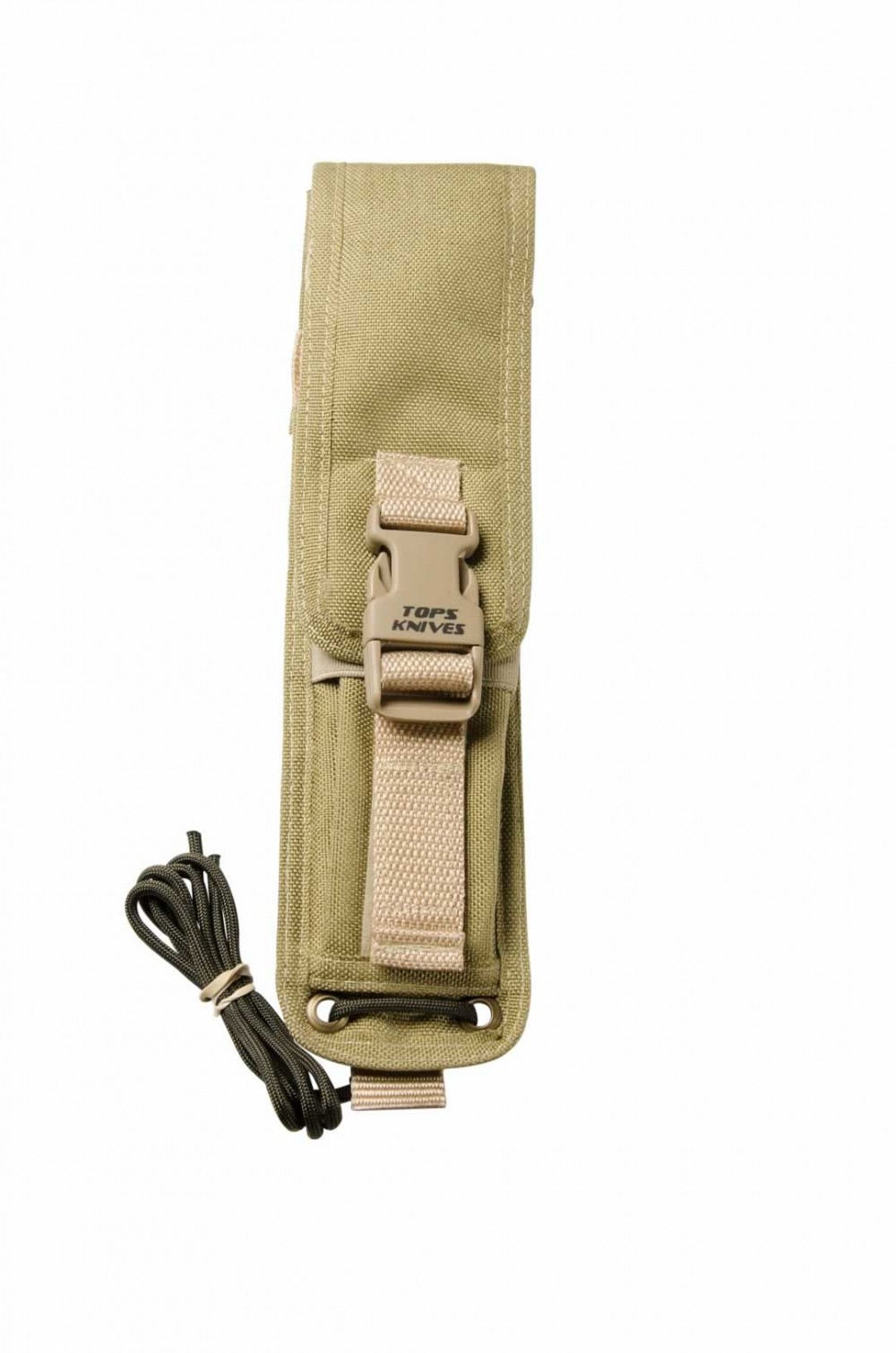 Coyote Tan Ballistic Nylon Foldover Sheath TOPS Knives Tactical OPS USA