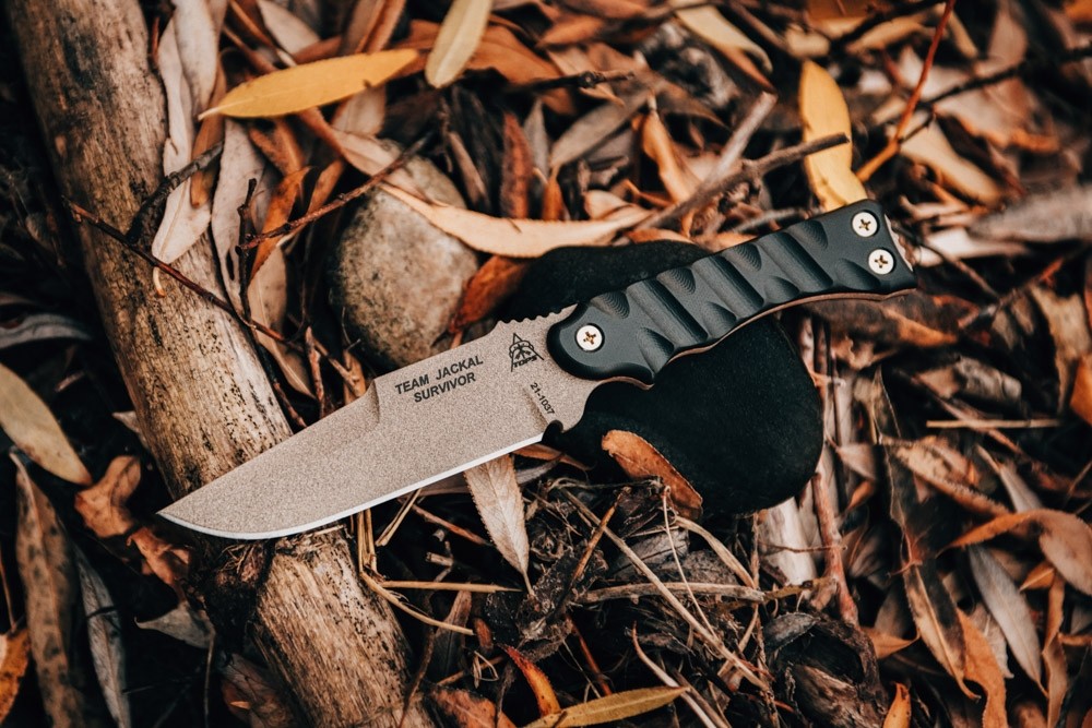 Team Jackal Survivor Knife TOPS Knives Tactical OPS USA