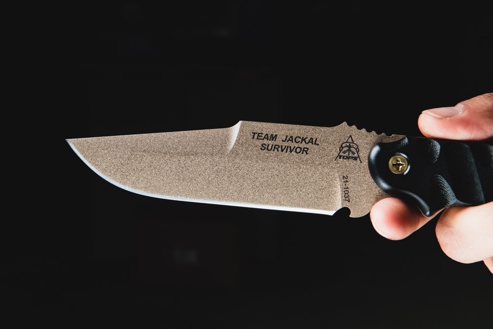 Team Jackal Survivor Knife TOPS Knives Tactical OPS USA