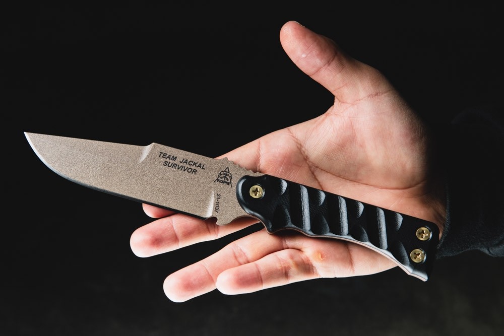 Team Jackal Survivor Knife TOPS Knives Tactical OPS USA