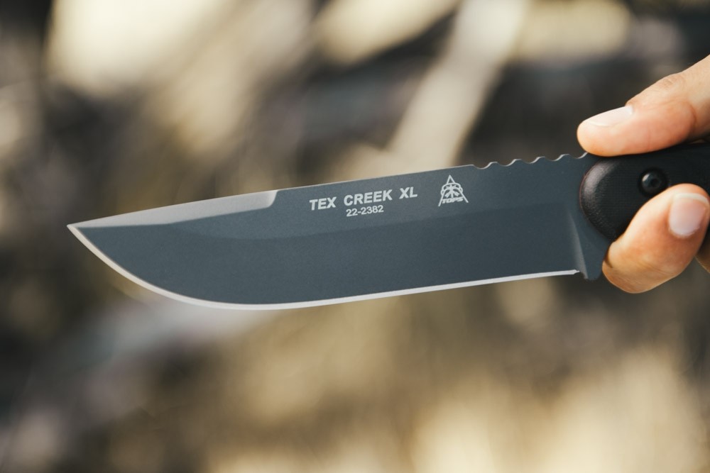 Tex Creek XL Knife TOPS Knives Tactical OPS USA