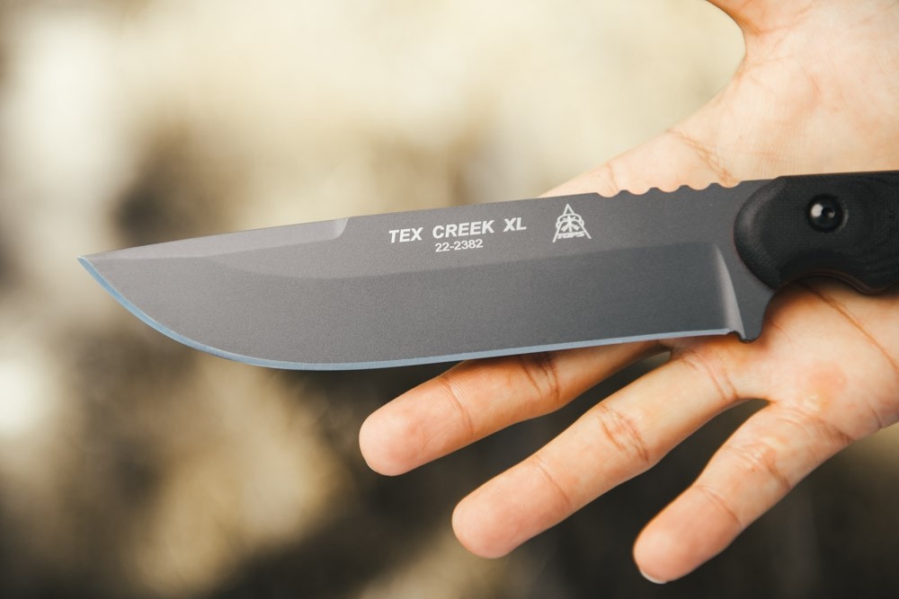Tex Creek XL Knife TOPS Knives Tactical OPS USA