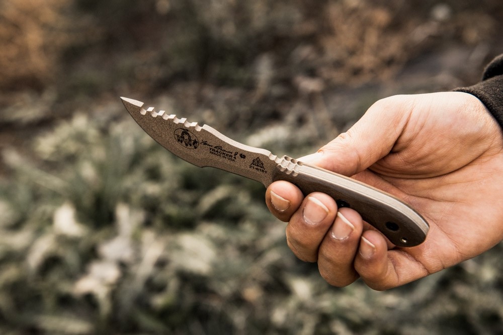 Tom Brown Tracker #4 Coyote Tan - TOPS Knives Tactical OPS USA
