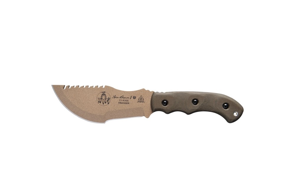 Tom Brown Tracker Coyote Tan Knife - TOPS Knives Tactical OPS USA