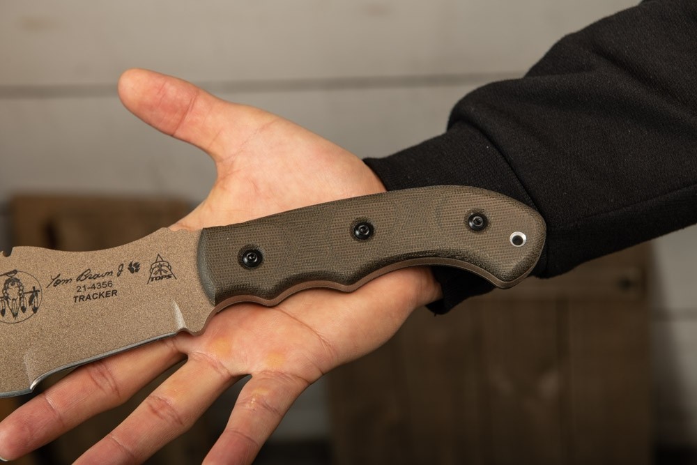 Tom Brown Tracker Coyote Tan Knife - TOPS Knives Tactical Tom Brown Tracker Coyote Tan Knife - TOPS Knives Tactical
