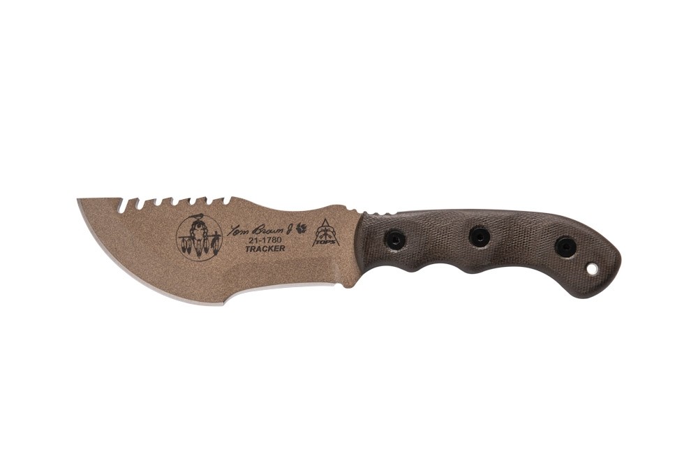 Tom Brown Tracker #2 Coyote Tan Knife - TOPS Knives Tactical OPS USA