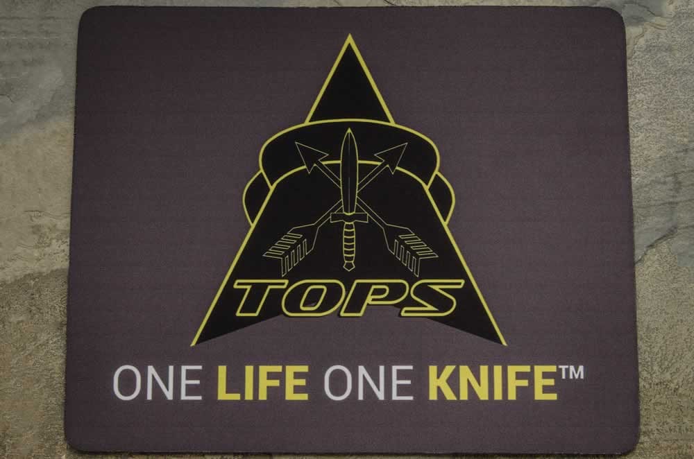 TOPS Logo Knife Cleaning Mat Accessory TOPS Knives Tactical OPS USA