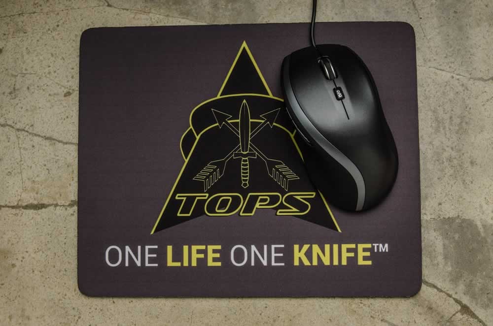 TOPS Logo Knife Cleaning Mat Accessory TOPS Knives Tactical OPS USA