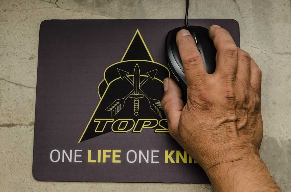 TOPS Logo Knife Cleaning Mat Accessory TOPS Knives Tactical OPS USA