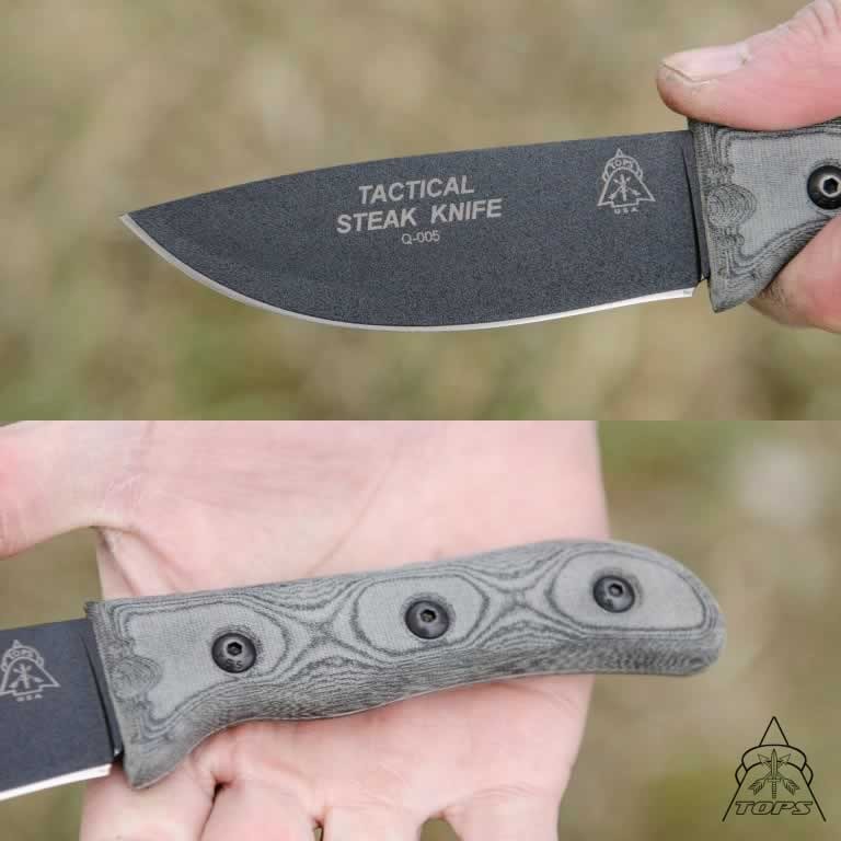 Tactical Steak Knife TOPS Knives Tactical OPS USA