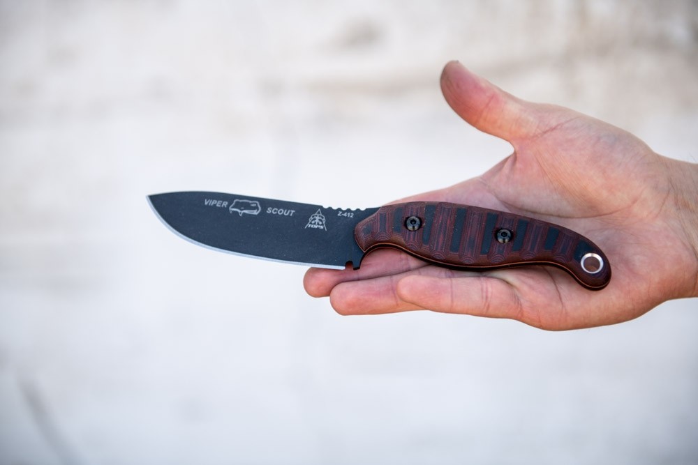 Viper Scout Red Knife TOPS Knives Tactical OPS USA