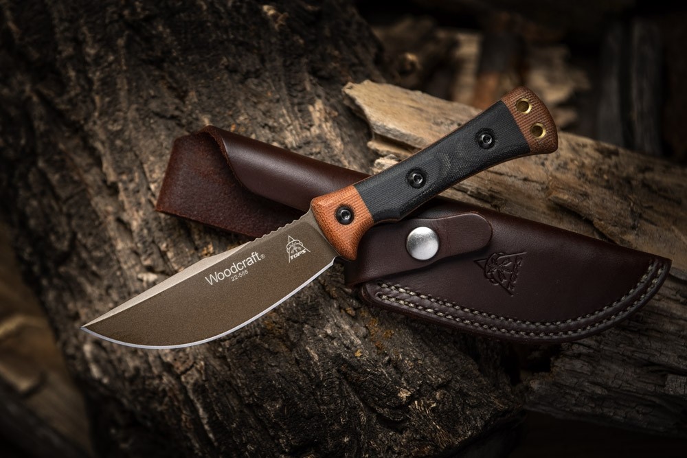 vejr tæmme sløring Woodcraft Knife - TOPS Knives Tactical OPS USA