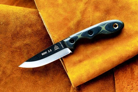 Mini Scandi Knife 2.5 Green Black G10 MSK 2.5 GB G10