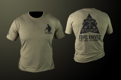 TOPS Logo Tee Olive Drab