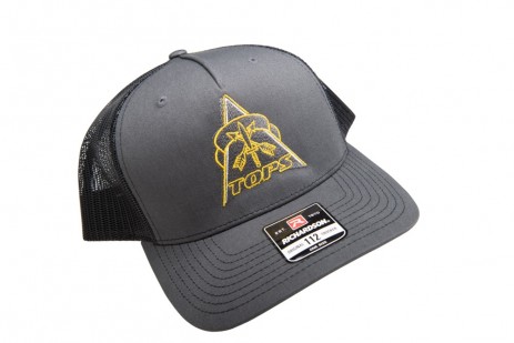 TOPS Trucker Hat Charcoal/Black