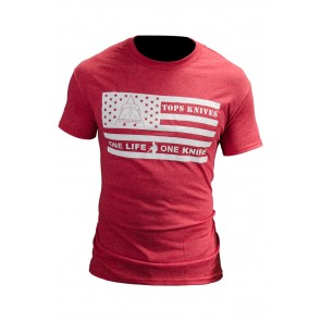 Flag Logo Tee Red 